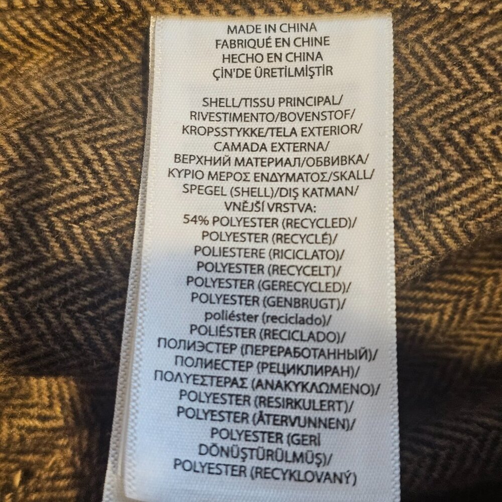 Polo Ralph Lauren Modern Herringbone Brown Blazer (38R) - Picture 5 of 5